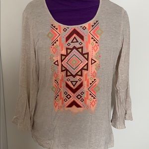 JUSTICE LONG SLEEVE SHIRT